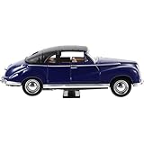 Gogogmee 32 de Aleación Azul, Decoración Retro para Escritorio y Dormitorio, Adorno Vintage Práctico para Manualidades y Colección de Vehículos Pequeños