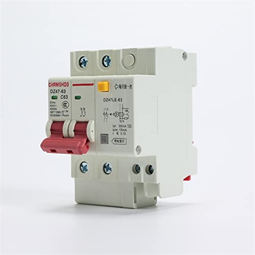 Mini disjoncteur différentiel DC DZ47LE 4P 25V pour protection de circuit continu - 4