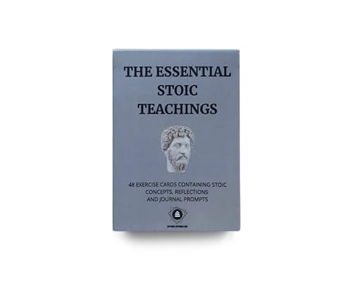 STOIC STORE UK Stoic Cards - Daily Stoic Journal Prompts - Daily Stoicism Reflections - Stoic Philosophers Quotes and Wisdom - Perfect for The Practicing Stoic