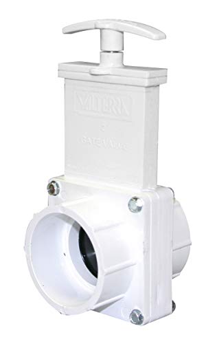 Vanne de porte en PVC Blanc 2" Valterra 6201 pour tuyauterie