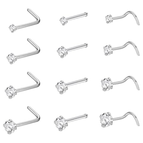 jagosen 20g Hypoallergenic Nose Stud Set Cover
