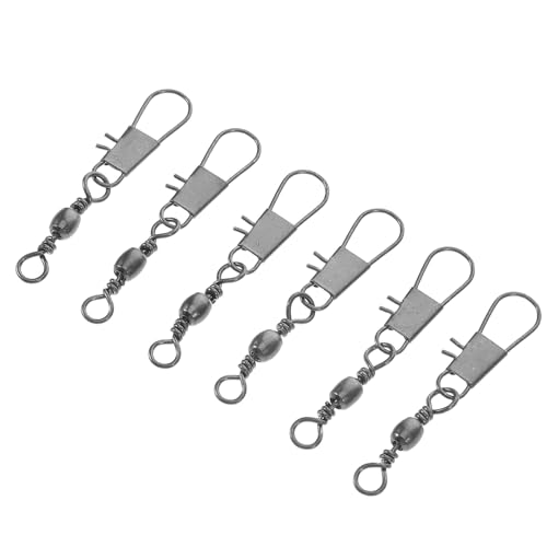 CLISPEED - CLISPEED 6 pièces Crochet Rechange Cerf Volant Métal avec Roulement Accessoires pour Spool Robuste et Léger pour Connexion Rapide