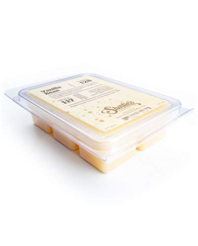 Shortie's Candle Company Vanilla Bean Wax Melts - Formula 117-1 Highly Scented 3 Oz. Bar - Made With Natural Oils - Bakery & Food Air Freshener Cubes Collection #TOP1