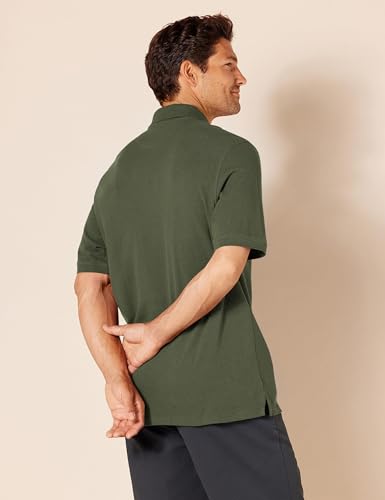 Image of Amazon Essentials Men's Regular-Fit Short Sleeve Cotton Pique Polo Shirt (Available in Big & Tall)