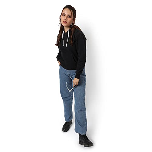 Image of Campus Sutra Women cotton Premium Zipper Hoodie-Grey