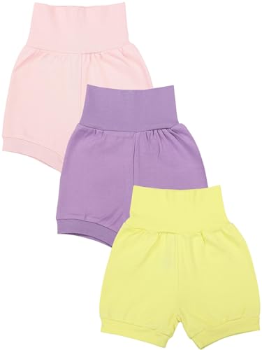 Shorts bébé pour filles pack de 3 vêtements en coton stretch