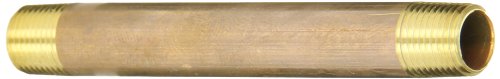Anderson Metals 1/8 In. x 3 In. Red Brass Nipple - 1 Each