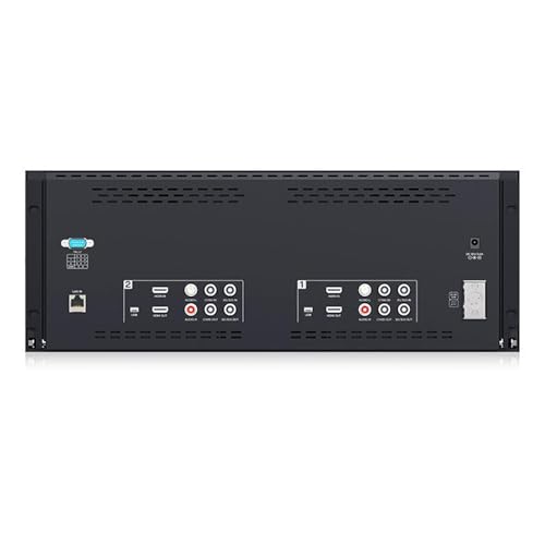 Image of D101 Plus Dual 10.1 inch 4RU Rackmount Monitor 4K HDMI SDI 1920x1200IPS Intuitive Buttons + New menu Interface