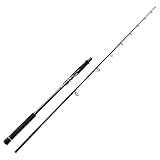 Goture 2 Piece Jigging Spinning Rod Medium 6'6'' Saltwater/Freshwater, Slow Pitch Jigging Baitcasting Rod, Medium Light Fishing Pole for Salmon, Trout, bass, Stripped bass