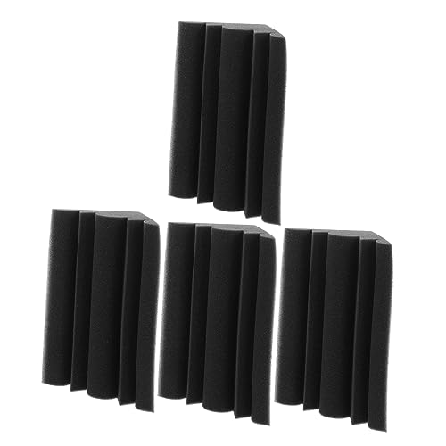Toddmomy 4Pcs Paneles absorbentes de sonido antillama en esquina para tratamiento acústico en estudio miniatura 1