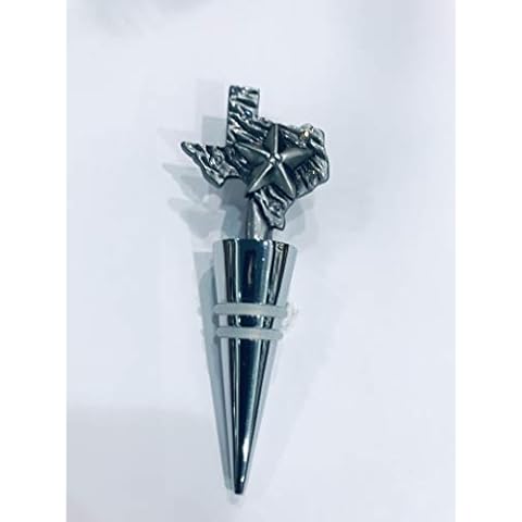 Texas Wine Stopper Pewter Cover