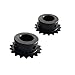 21T-30T Sprocket 04C Chain Gear Bore 8-16mm Industrial Wheel Drive Tooth Pitch 6.35mm 45# Steel 1Pcs(14mm,23 Teeth)