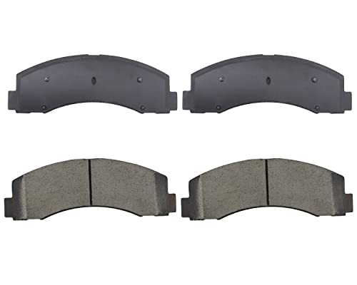 Image of Front D2087 Ceramic Brake Pads Compatible with 2010-2020 Ford F150, 2016-2017 Ford F150 SSV, 2010-2019 Ford Expedition, 2010-2019 Lincoln Navigator