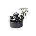 CYairong-22 Fontana da Tavolo Fontana da Interno, Ornamenti d'Acqua Corrente, Fontana in Ceramica con Acqua circolante, Piccola Soggiorno Cascata da Interno immagine