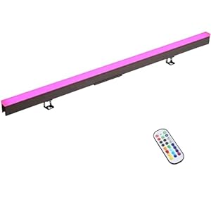 Wall Washer Light RGBW Color Changing Outdoor Bar Lights Waterproof Plug in 39 Inch Stage Light Bar RGB Wall Wash Lighting for Commercial Advertising Boards Lighting