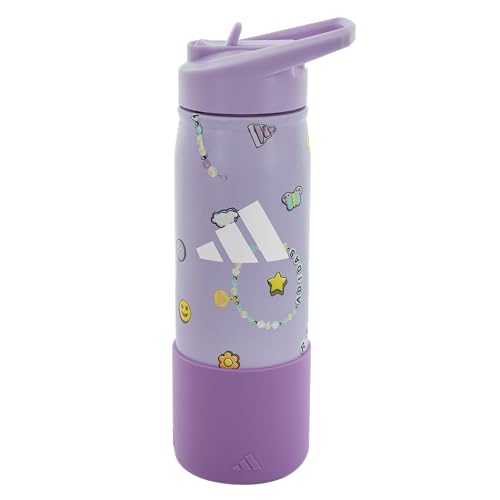 Image of adidas Straw Lid Metal Water Bottle 600 mL