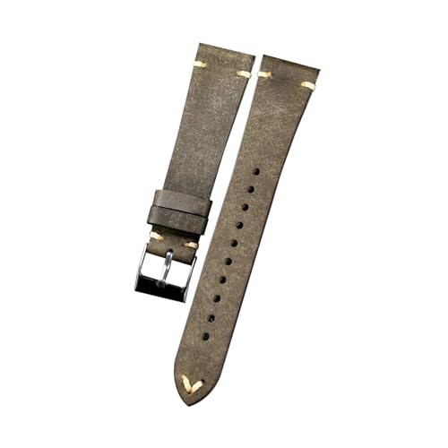 Bracelet montre mécanique en cuir pleine fleur fait main pour homme