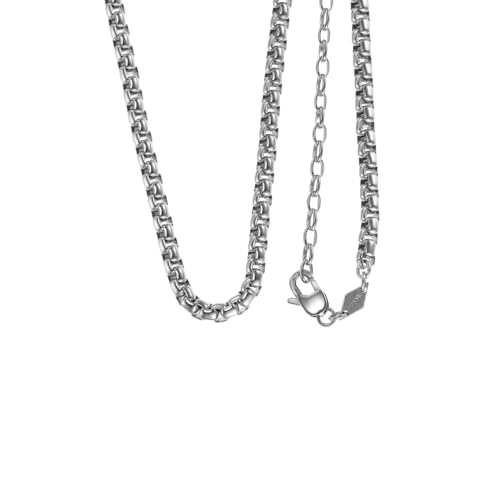 Fossil Herren-Halskette, All Stacked Up Edelstahl-Kette Halskette – Ansicht 3