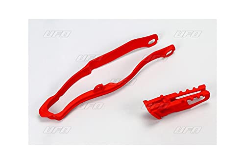 Guide chaîne et patin rouge HO04665 idéal pour vos sorties motocross en CRF 250