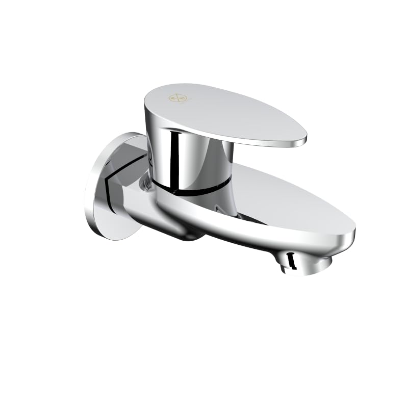 RN Chrome Plated Bib Cock with Flange | Wall Mounted Brass Water Tap for Bathroom, Kitchen, Garden | Heavy Duty, Rust Resistant Faucet_RNORA24G02 | 10 Year Warranty-image-36