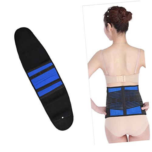 HEALEEP Weight Lifting Belt for Men Lumbar Spondylosis Waist Support Muscle Relaxer Waist Trainer Breathable Mesh Elastic Lumbar Brace Xxl Size