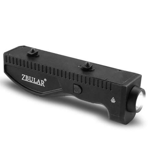 ZBULAR 1450 Lumens Flashlight Light,Dual Switch,Strobe Function,Easy to use,USB-C Rechargeable