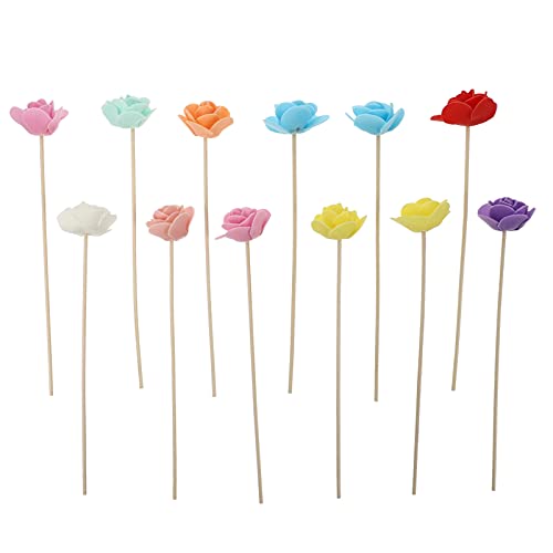 Difusor de aroma con 12 varillas de ratán mixtas miniatura 1