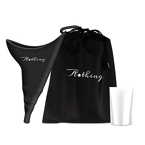 Reusable Female Urination Device, Portable Female Urinal Silicone Funnel Urine Cups Portable Urinal Standing Up to Pee Funnel for Travelling, Camping, Hiking, Outdoor Activities.