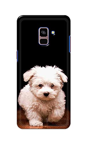 Image of PRINTFIDAA� Printed Hard Back Cover Case for Samsung Galaxy A8 Plus | A8+ Back Cover (Puppy Dog) -2808