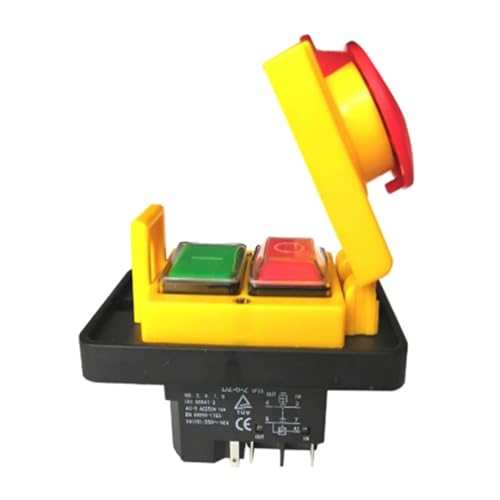 Interruptor electromagnético DZ-6-2 con protección contra rearranque y sellado estanco IP55 4