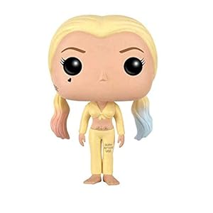 Funko POP Heroes : Suicide Squad – Inmate Harley Quinn Figure Gift Vinyl 3.75inch for Villain Heros Movie Fans Bobblehaed