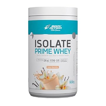 Isolate Prime Whey 900g Sabor Baunilha Bodyaction