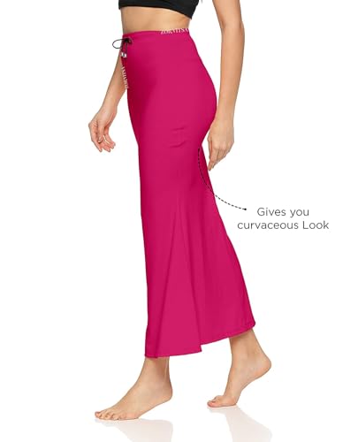 Image of Women's Saree Silhouette I Saree Shapewear Flare Petticoat for Women, Lycra Cotton Blended, Petticoat, Skirts for Women, Shape Wear Dress for Saree