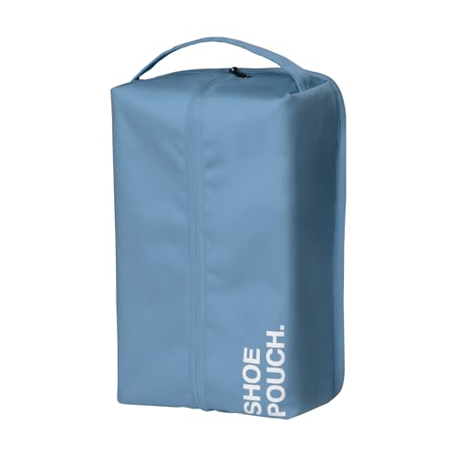 pack all Stylish Shoe Bag for Travel, Water-Resistant Shoe Pouch for Gym, Smell-Proof Soccer Cleats Bag for Sport (Dark Blue)