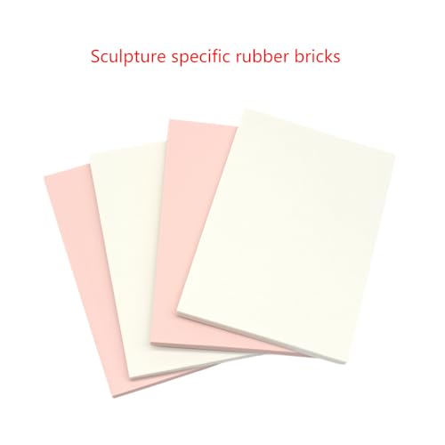 Bloc de sculpture caoutchouc linogravure plaque gomme à graver 10pcs - 3