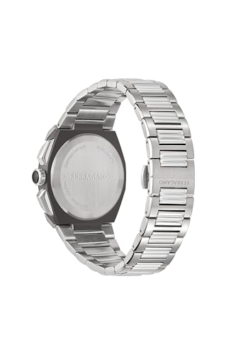 Ferragamo Mens Ferragamo Supreme Chrono Stainless Steel 43mm Bracelet Watch3