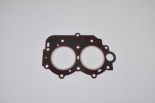 Image of achard 15 hp Yamaha Head Gasket 63v-11181 + Cylinder Head Gasket, Outboard Gasket 63V-11181-A1-00 Fit for Yamaha 9.9 /15 /18 HP 2-Stroke 97-05 63V‑11181‑A1‑00