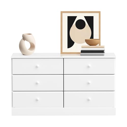 White Six Draw Dresser