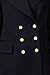 Victor Alfaro Collective Rent the Runway Pre-Loved Navy Twill Double Breasted Coat, Navy, Small