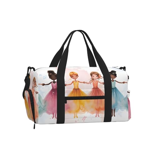 Bolsa de mano multicolor para yoga, baile y actividades deportivas