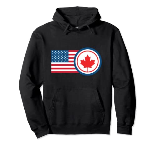 Mezza Americana Canadian Roots Canada Felpa con Cappuccio