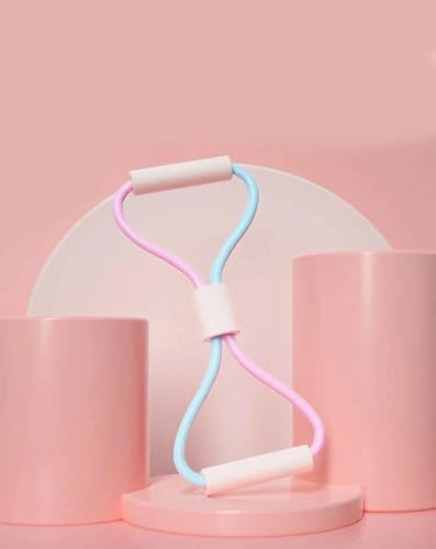 Venbytech for Yoga Resistance Exercise 8 Word Pull Rope Chest Expander Muscle Training