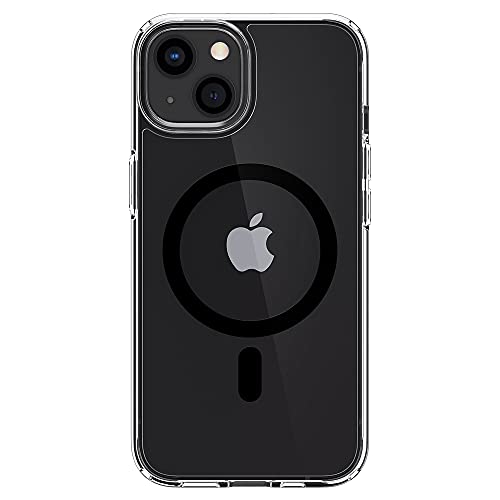 Image of Spigen for iPhone 13 Mini Case, Ultra Hybrid MagFit [Anti-Yellowing] [Compatible with Magsafe] - Clear Black