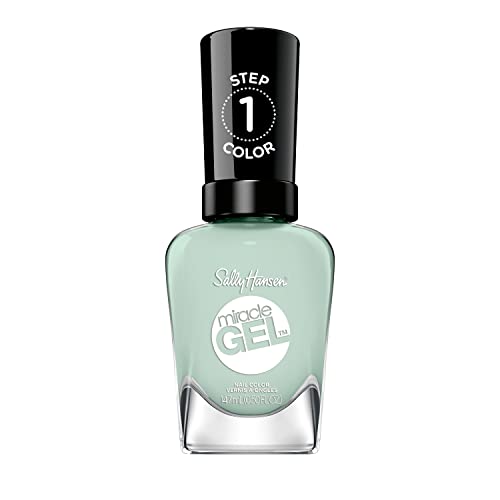 Sally Hansen Miracle Gel, Lookin Fly For A Cacti, Gel-Like Nail Polish, NO UV Light Required, Chip-Resistant, Long Lasting - Up to 8 days, Easy to Use, Salon Quality Results, Vegan Formula, 14.7ml
