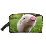 Reise-Kosmetiktasche – Ocean Beach Ananas Druck Aufbewahrungstasche, tragbarer Kulturbeutel &...