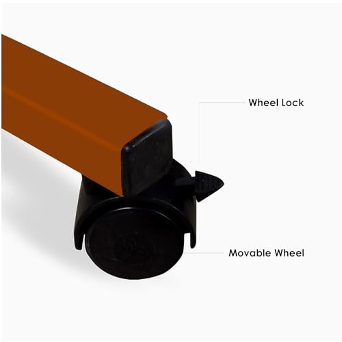 VISBY INDIA Office Table for Home/Writing Desk for Office/Folding Table for School/Folding Study Table/Work from Home - MultipurposeTable-> (Black... - Image 5