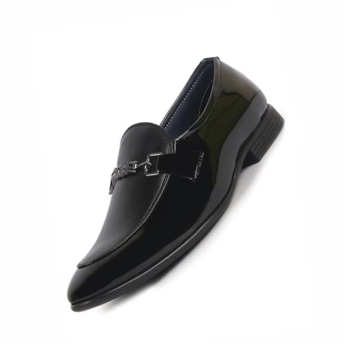 Image of FAUSTO Men Leather Pull-On Shoes