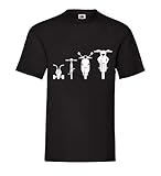  Motorrad Enduro Evolution Front 2.0 Männer T-Shirt Schwarz 3XL - shirt84.de