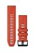 Produktbild Garmin Quickfit Armband, 26mm, Silikon, Rot, passend für Fenix 5X/6X/7X Serie, Enduro 1/2, Tactix Serie, Quatix 6X/7X, D2 Delta Charlie/PX, Descent Mk2/Mk2i, einfach ein- und ausklicken