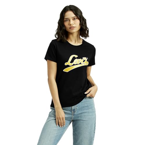 Image of Levi's Women's Brand Logo Round Neck T-Shirt